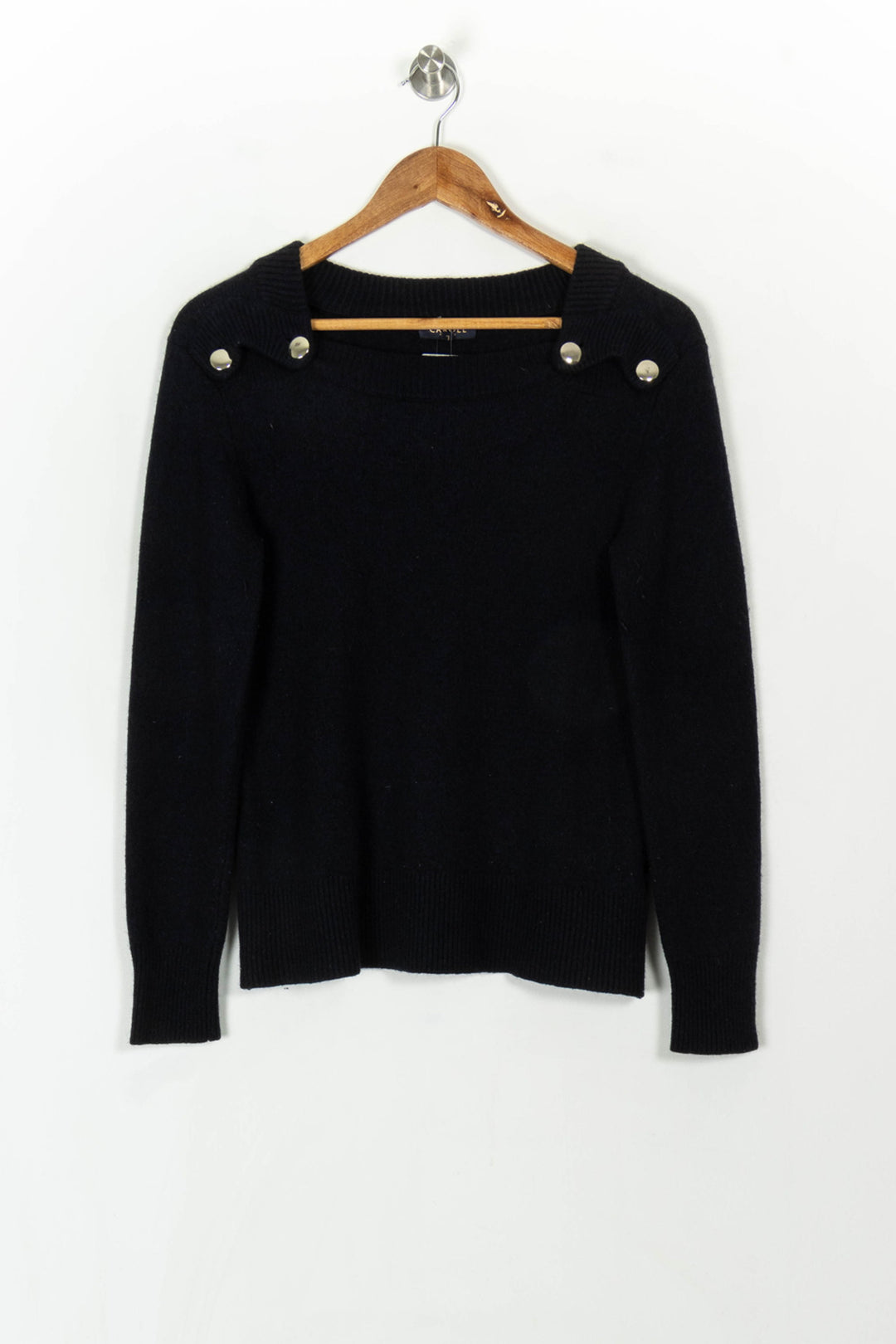 Pull Bleu - Taille L/40 de la marque Caroll | PARAD93496 - Vendu par Paradigme - Image 2