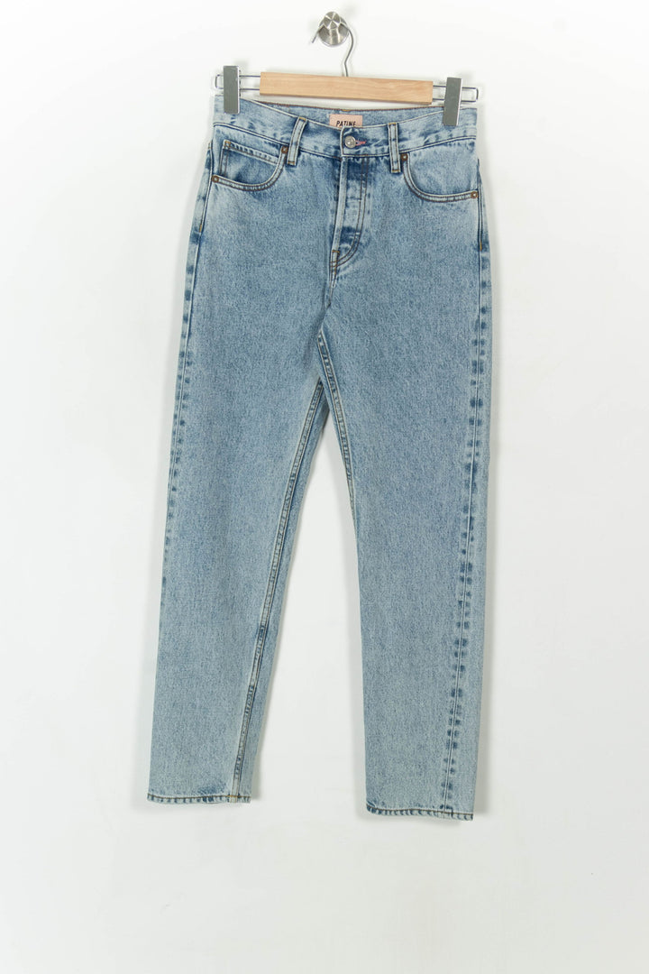 Jean Droit Bleu - Taille XS/34 de la marque Patine | PARAD93499 - Vendu par Paradigme - Image 2