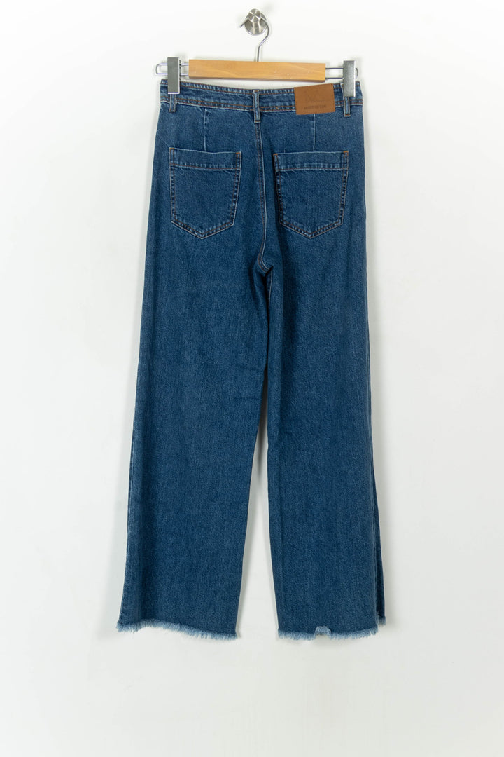 Jean Large Bleu - Taille S/36 de la marque Marie Sixtine | PARAD93500 - Vendu par Paradigme - Image 5