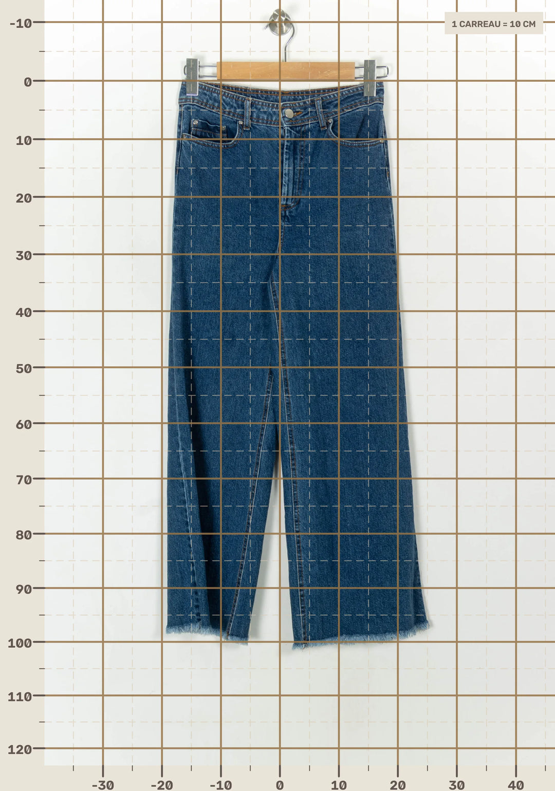 Jean Large Bleu - Taille S/36 de la marque Marie Sixtine | PARAD93500 - Vendu par Paradigme - Image 4