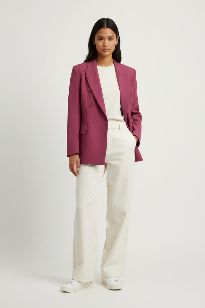 Veste Blazer Rose - Taille XS/34 de la marque Maje | PARAD93503 - Vendu par Paradigme - Image 1