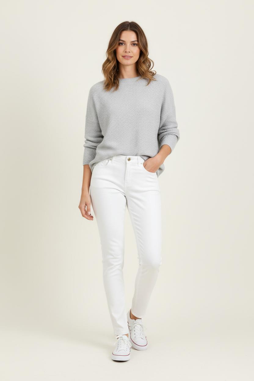 Jean Slim Blanc - Taille S/36 de la marque ZAPA | PARAD93510 - Vendu par Paradigme - Image 1