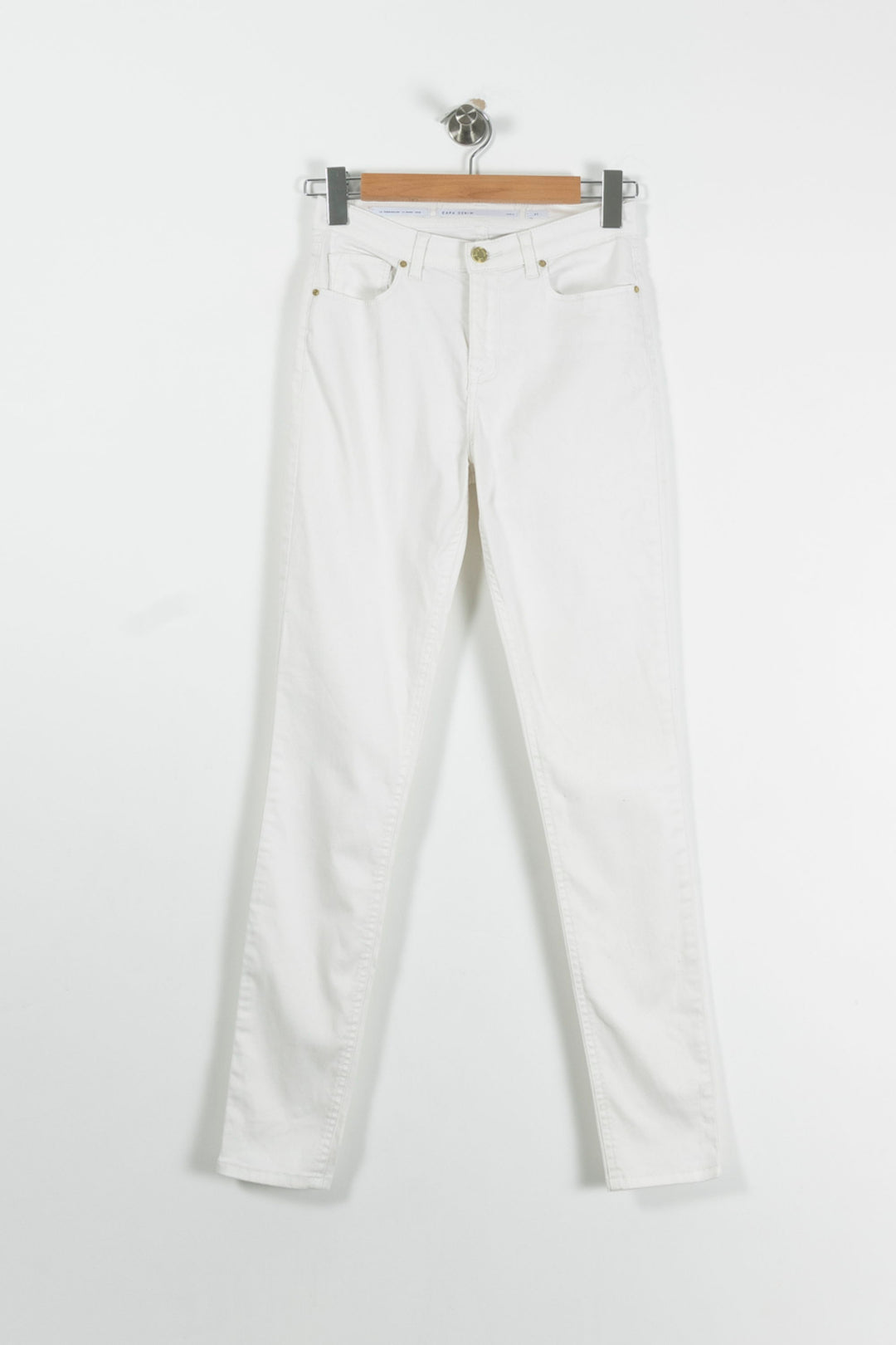 Jean Slim Blanc - Taille S/36 de la marque ZAPA | PARAD93510 - Vendu par Paradigme - Image 2