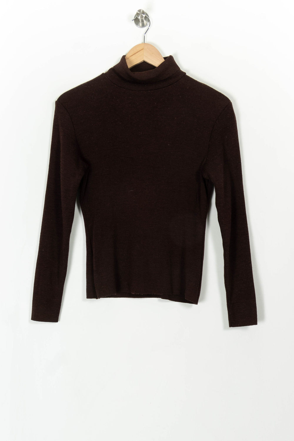 Pull Col Roulé Marron - Taille S/36 de la marque Kookai | PARAD93513 - Vendu par Paradigme - Image 2