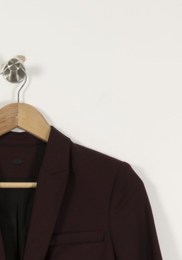 Blazer Bordeaux - Taille XS/34 de la marque Comptoir des Cotonniers | PARAD93515 - Vendu par Paradigme - Image 3