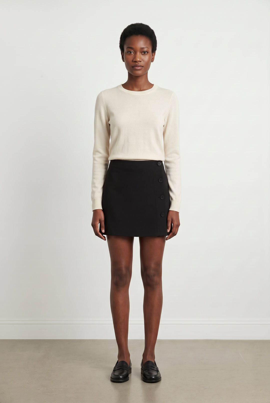 Jupe Courte Noire - Taille XS/34 de la marque Tara Jarmon | PARAD93517 - Vendu par Paradigme - Image 1