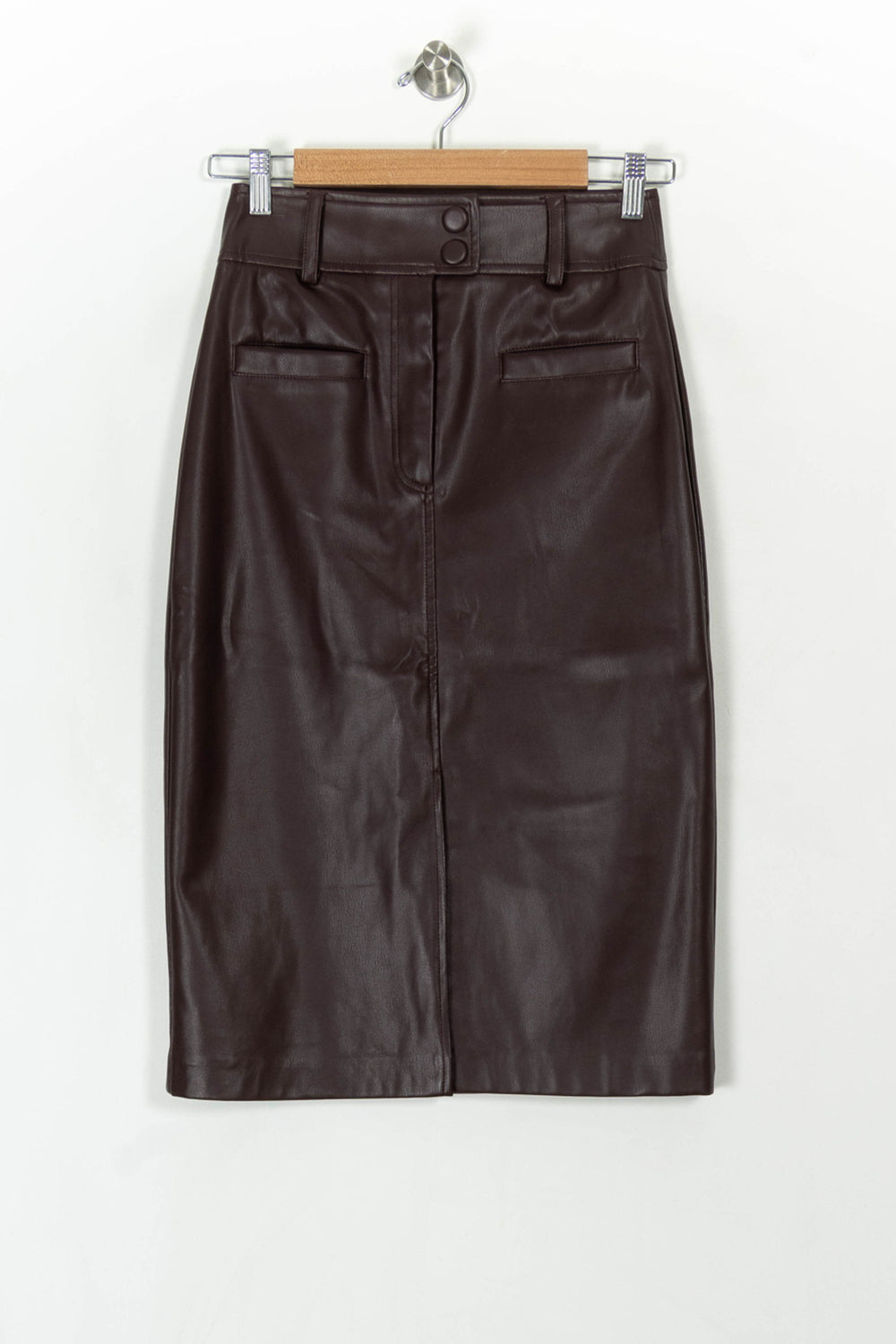 Jupe Crayon Bordeaux - Taille XS/34 de la marque Suncoo | PARAD93524 - Vendu par Paradigme - Image 2
