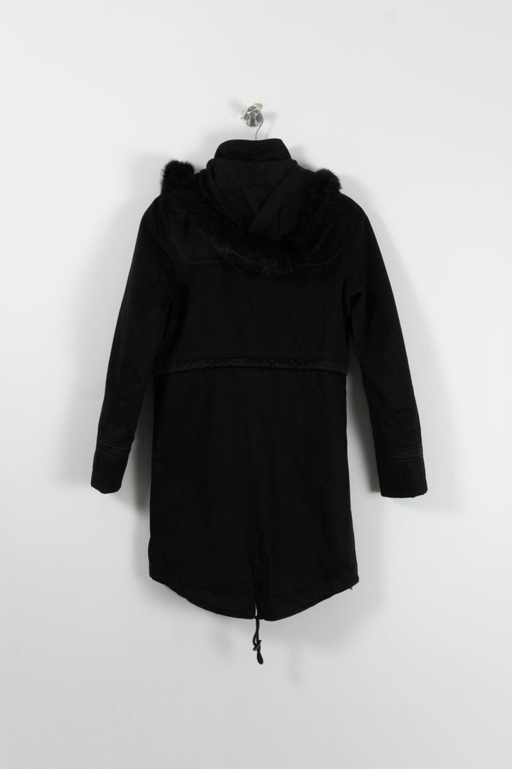 Parka Noire - Taille S/36 de la marque Comptoir des Cotonniers | PARAD93527 - Vendu par Paradigme - Image 4