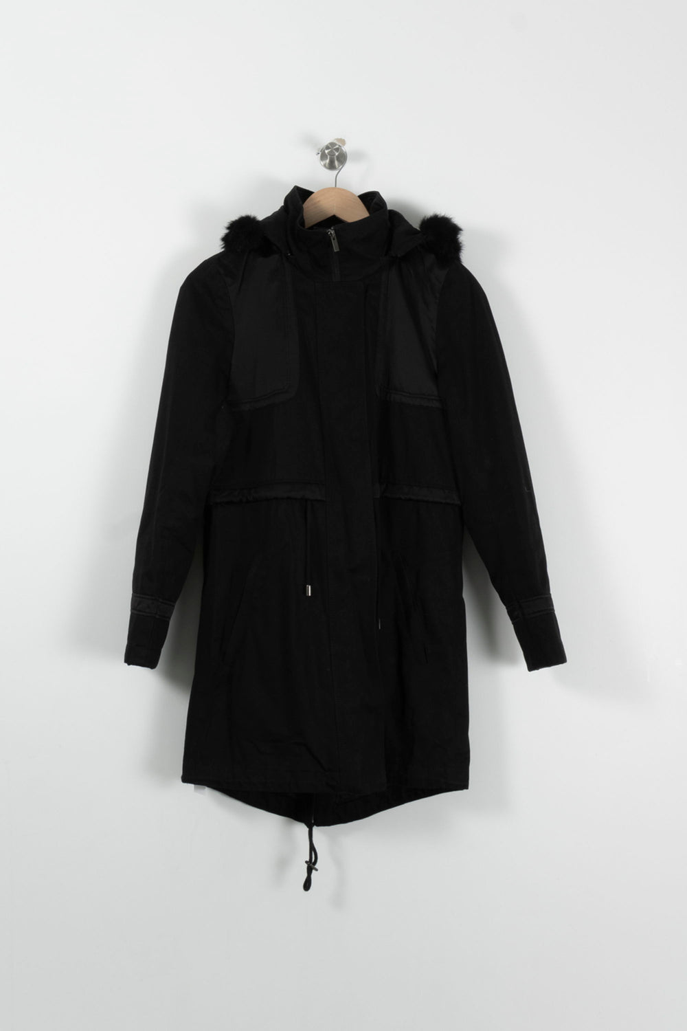 Parka Noire - Taille S/36 de la marque Comptoir des Cotonniers | PARAD93527 - Vendu par Paradigme - Image 2
