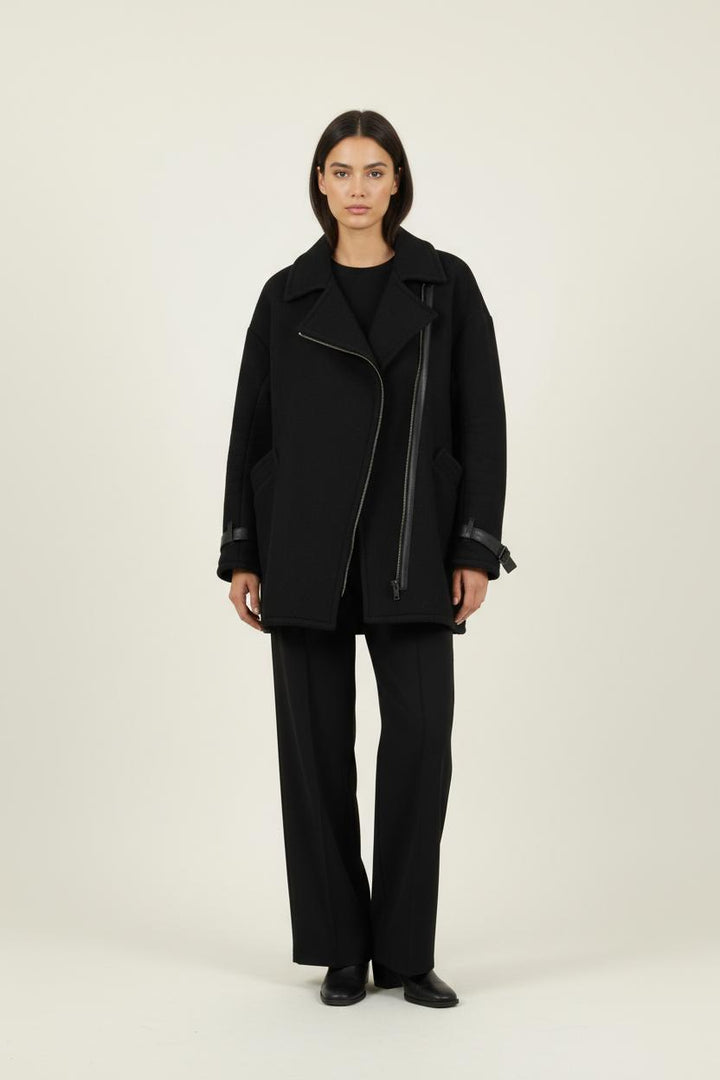 Blouson Noir - Taille S/36 de la marque IKKS | PARAD93532 - Vendu par Paradigme - Image 1