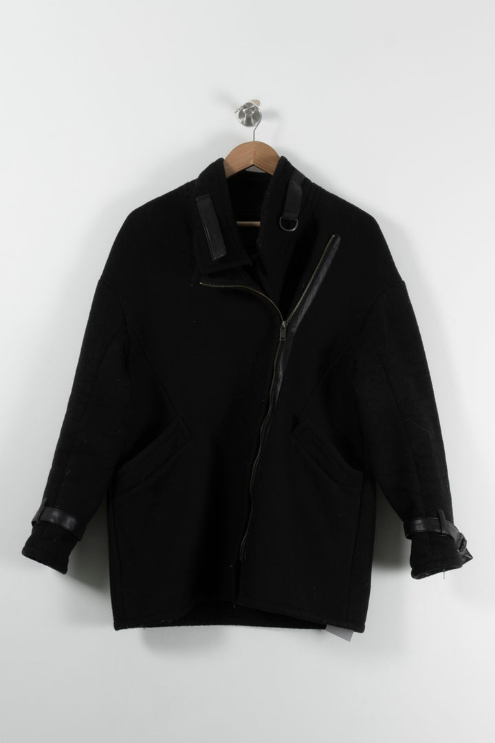 Blouson Noir - Taille S/36 de la marque IKKS | PARAD93532 - Vendu par Paradigme - Image 2