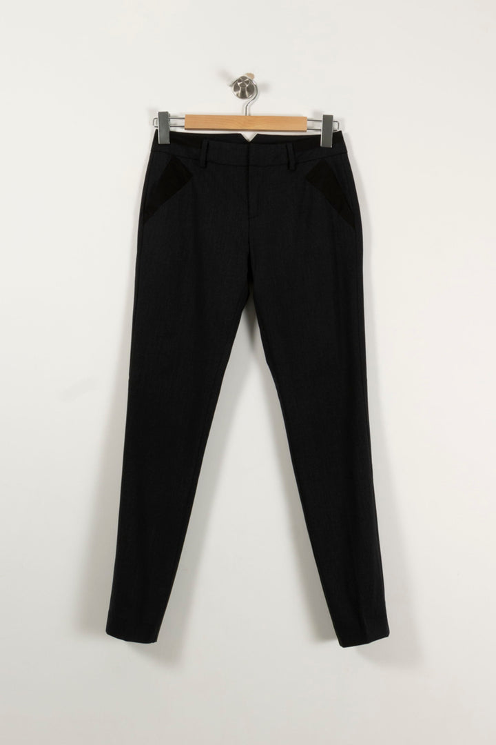 Pantalon Gris - Taille XS/34 de la marque Comptoir des Cotonniers | PARAD93539 - Vendu par Paradigme - Image 2
