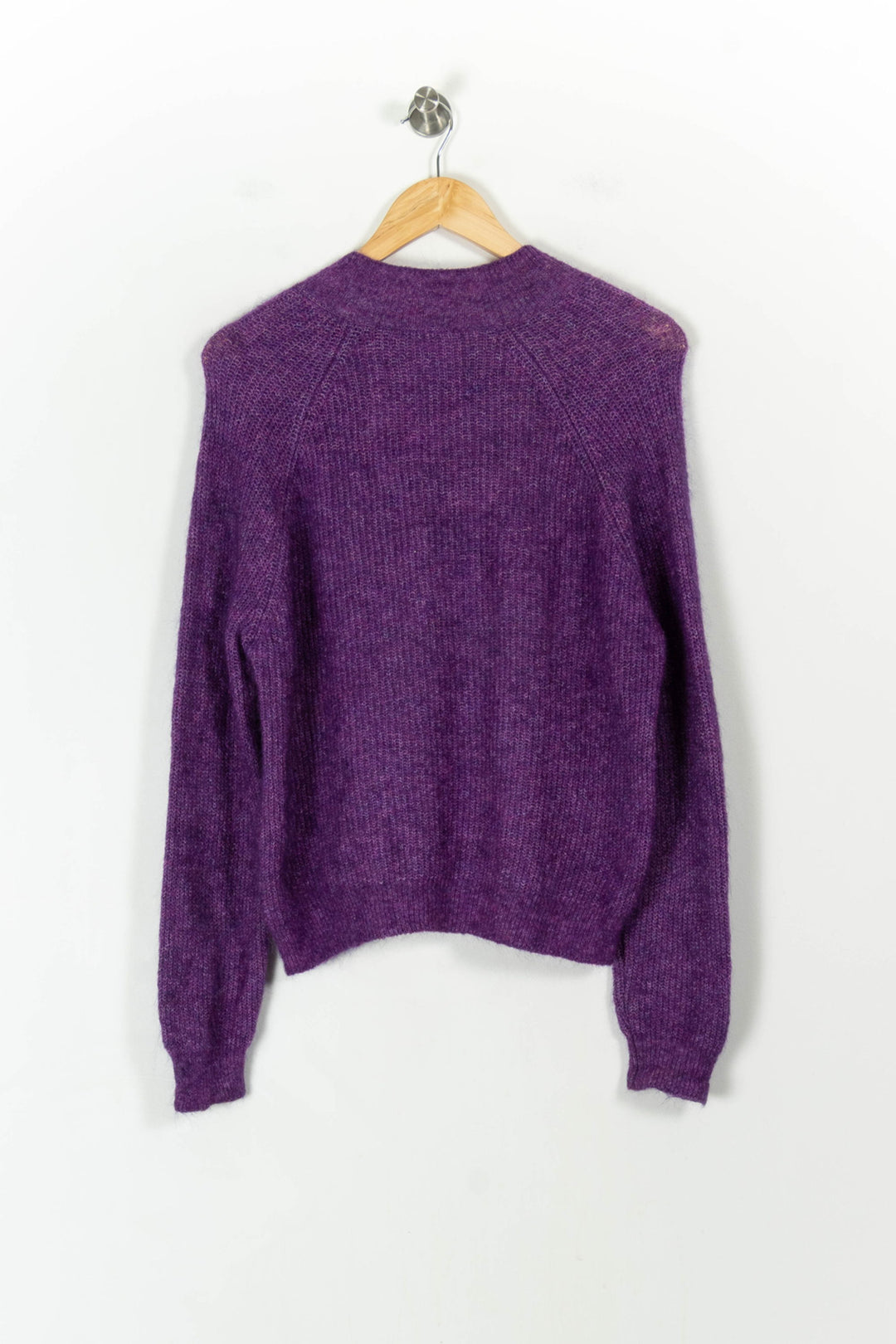 Pull Violet - Taille M/38 de la marque Sézane | PARAD93540 - Vendu par Paradigme - Image 4