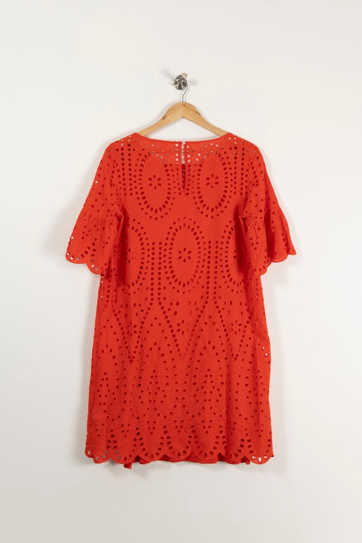 Robe Courte Rouge - Taille M/38 de la marque Sud express | PARAD93543 - Vendu par Paradigme - Image 4