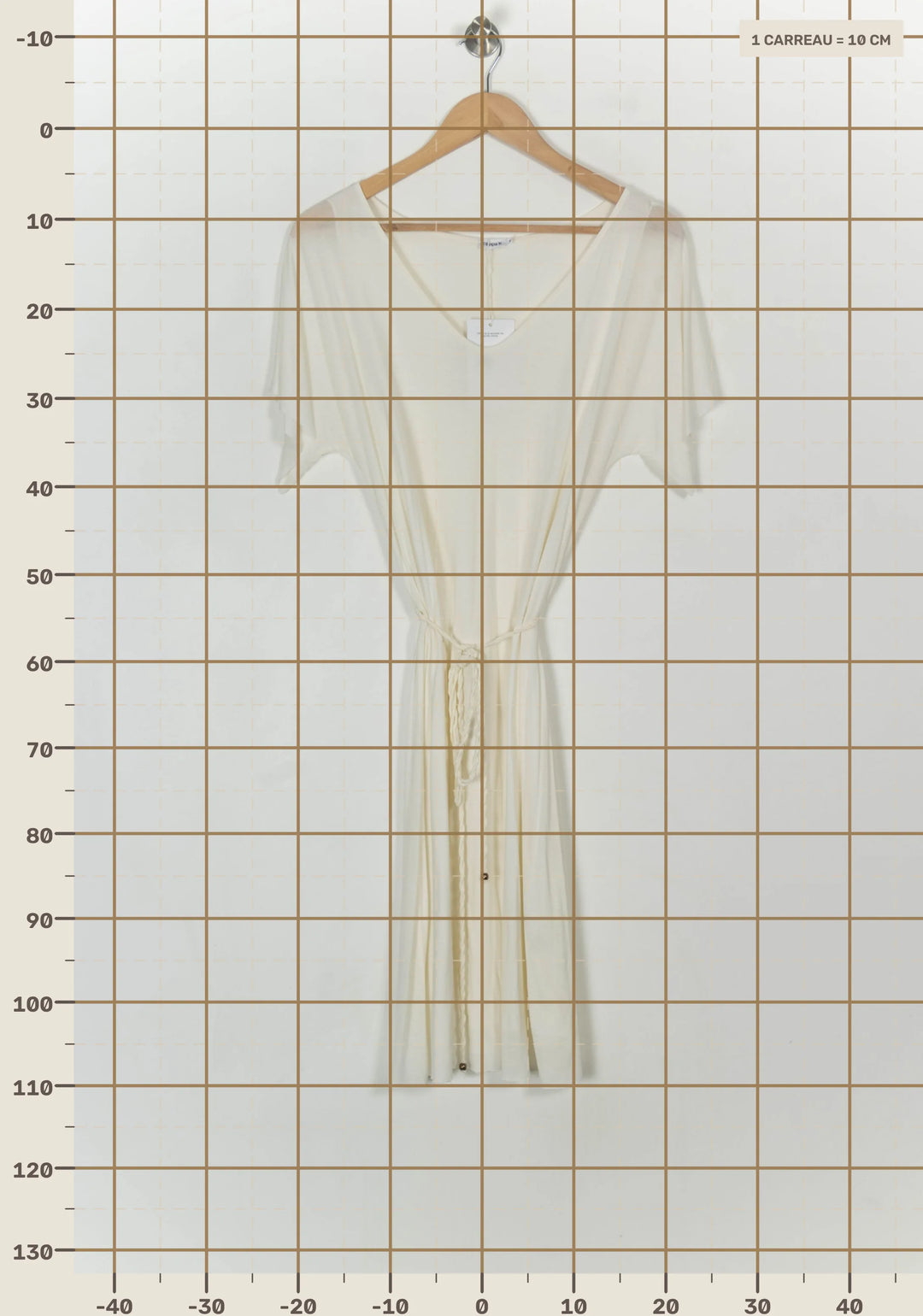 Robe Ceinturée Blanche - Taille XS/34 de la marque Filippa K | PARAD93549 - Vendu par Paradigme - Image 4