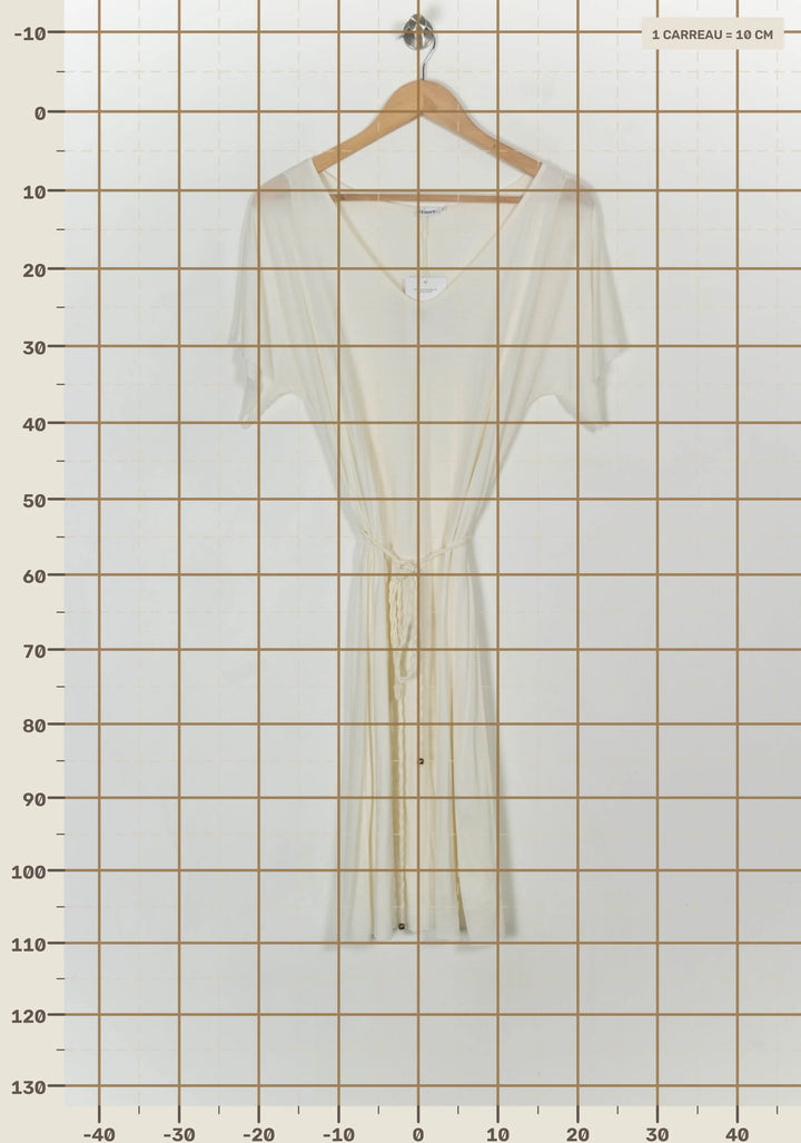 Robe Ceinturée Blanche - Taille XS/34 de la marque Filippa K | PARAD93549 - Vendu par Paradigme - Image 4