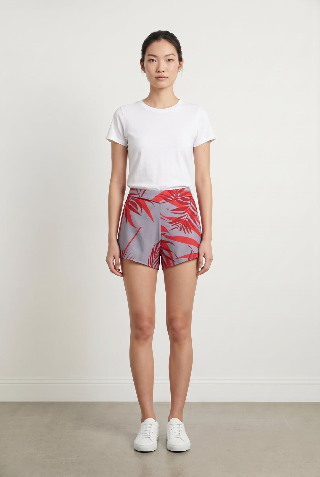Short Gris et Rouge - Taille S/36 de la marque Heimstone | PARAD93551 - Vendu par Paradigme - Image 1