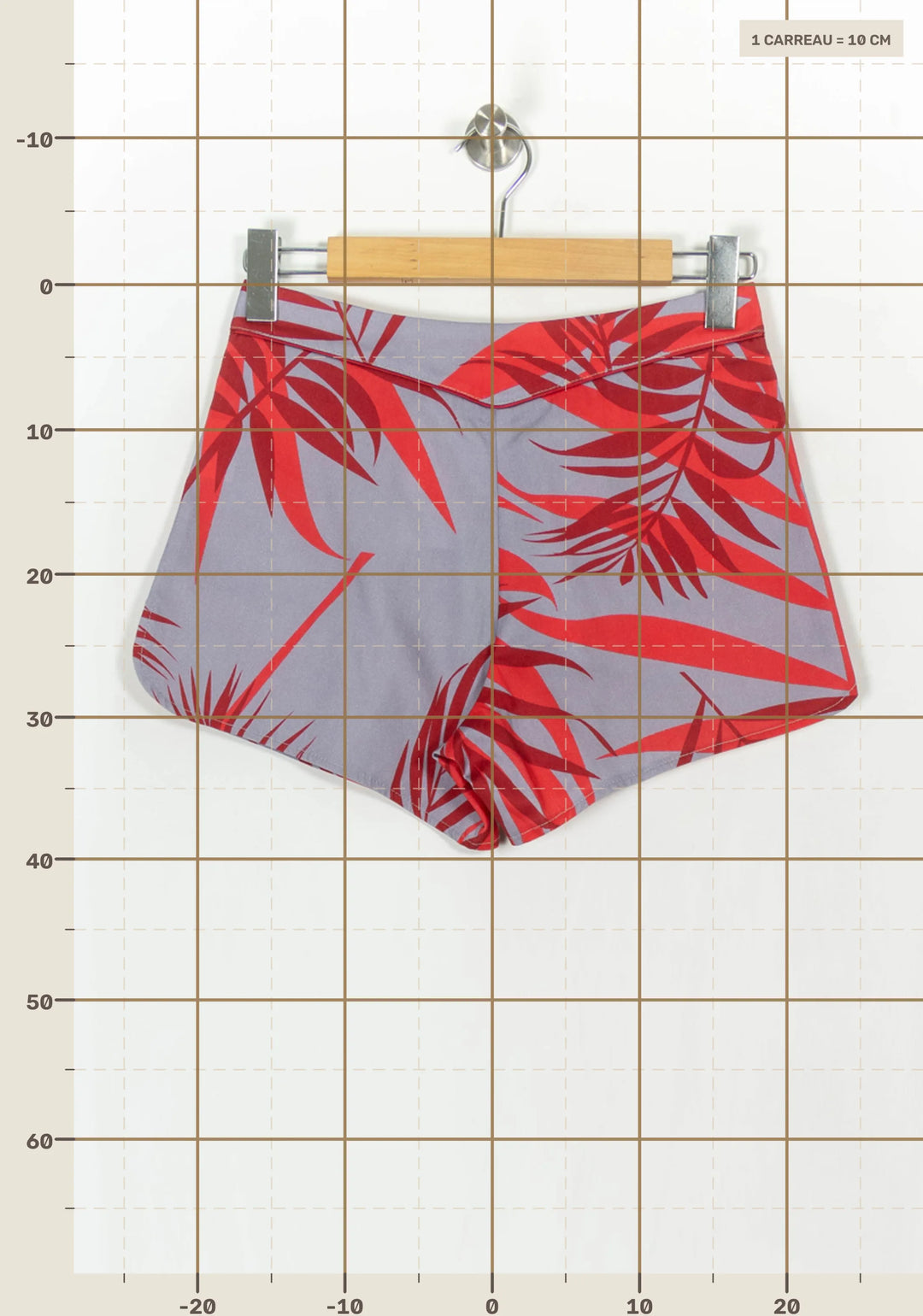 Short Gris et Rouge - Taille S/36 de la marque Heimstone | PARAD93551 - Vendu par Paradigme - Image 4