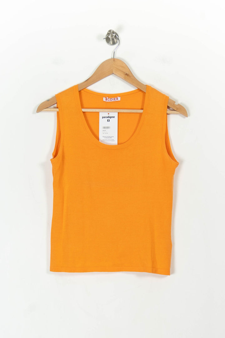 Débardeur Orange - Taille M/38 de la marque Rodier | PARAD93562 - Vendu par Paradigme - Image 2