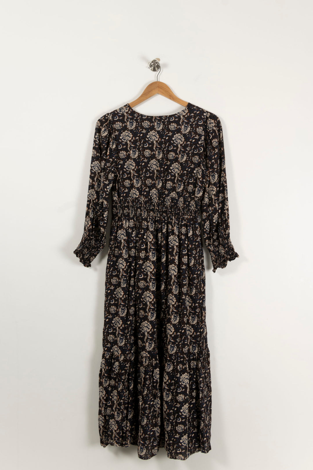 Robe Longue Noire et Beige - Taille S/36 de la marque Maison 123 | PARAD93568 - Vendu par Paradigme - Image 4