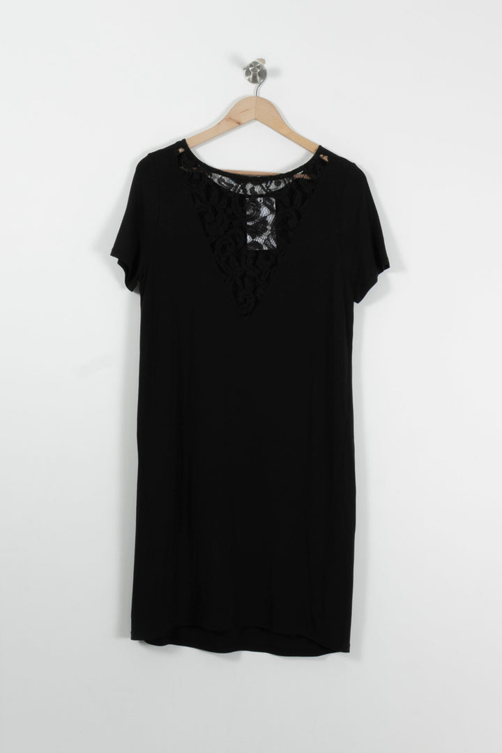 Robe Noire - Taille M/38 de la marque La Fée Maraboutée | PARAD93571 - Vendu par Paradigme - Image 4
