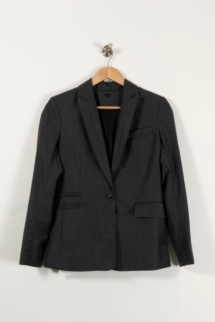 Blazer Gris - Taille XS/34 de la marque Comptoir des Cotonniers | PARAD93572 - Vendu par Paradigme - Image 2