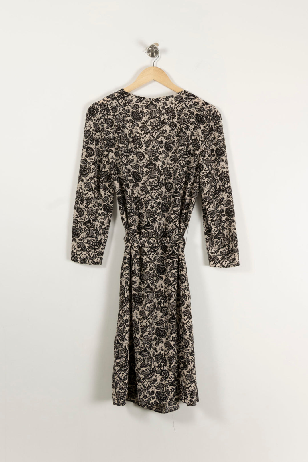 Robe Midi Noire et Beige - Taille XL/42 de la marque Vanessa Bruno | PARAD93575 - Vendu par Paradigme - Image 4