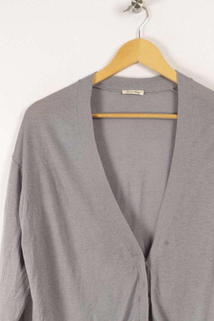 Cardigan court gris - S / 36