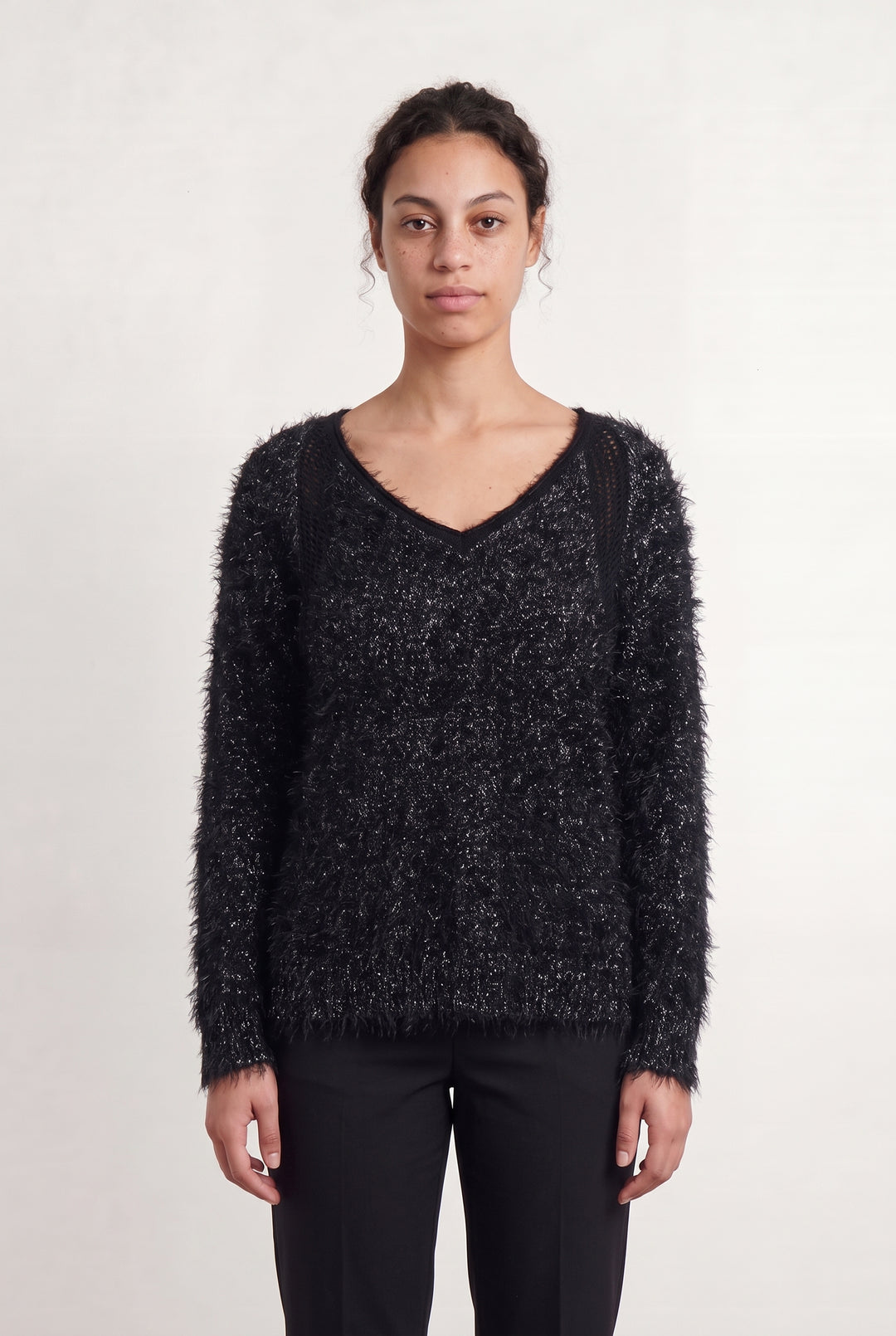 Pull Noir - Taille L/40 de la marque One Step | PARAD93580 - Vendu par Paradigme - Image 1