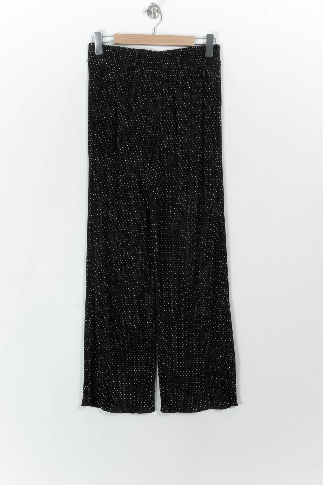 Pantalon Noir à Pois Blancs - Taille M/38 de la marque La Fée Maraboutée | PARAD93585 - Vendu par Paradigme - Image 4