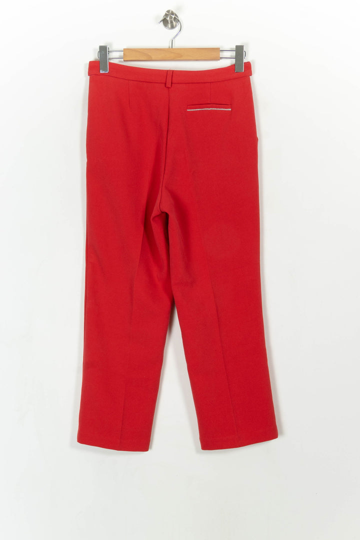 Pantalon Tailleur Rouge - Taille S/36 de la marque Grace & Mila | PARAD93592 - Vendu par Paradigme - Image 4