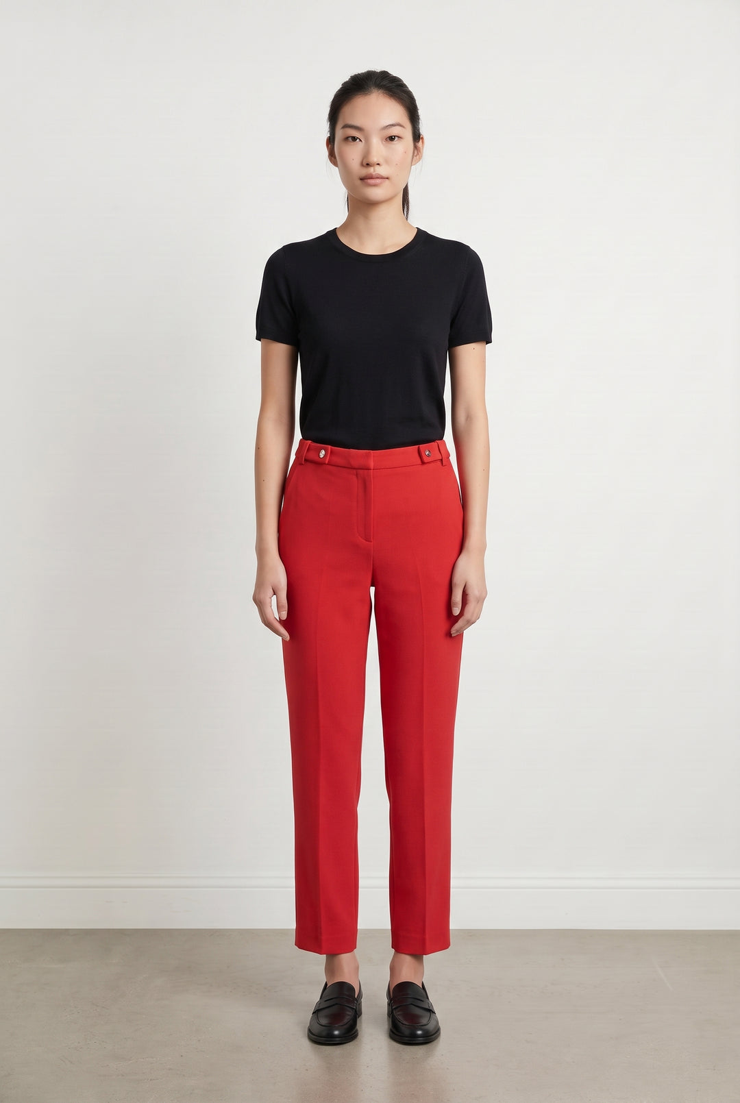 Pantalon Tailleur Rouge - Taille S/36 de la marque Grace & Mila | PARAD93592 - Vendu par Paradigme - Image 1