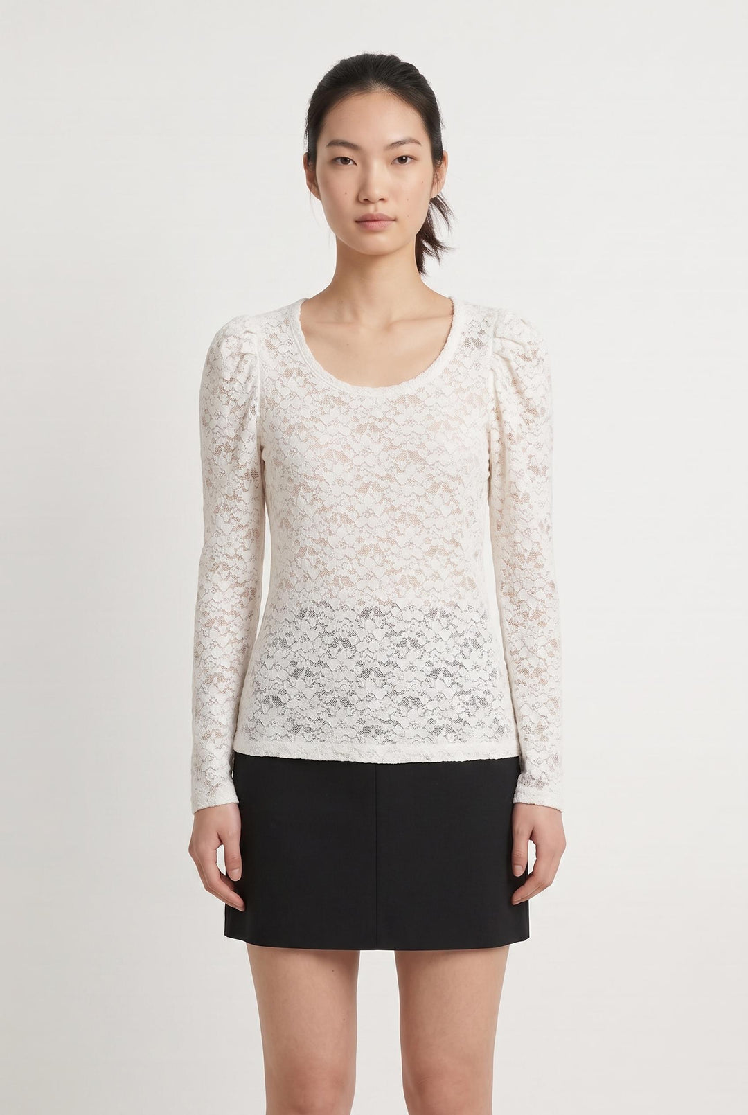 Blouse Dentelle Blanche - Taille M/38 de la marque Maje | PARAD93594 - Vendu par Paradigme - Image 1