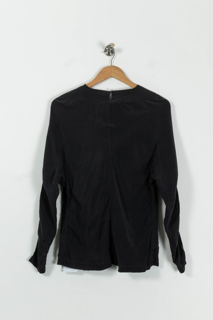 Blouse Noire - Taille S/36 de la marque Maje | PARAD93598 - Vendu par Paradigme - Image 4