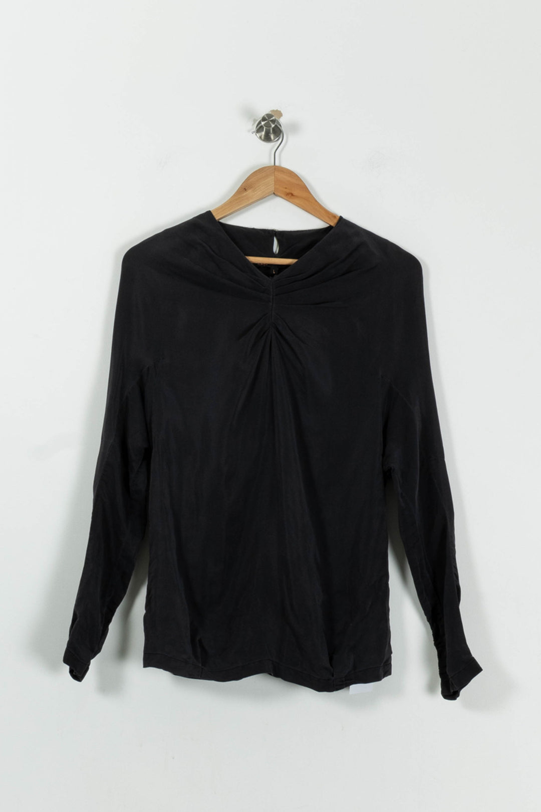 Blouse Noire - Taille S/36 de la marque Maje | PARAD93598 - Vendu par Paradigme - Image 2