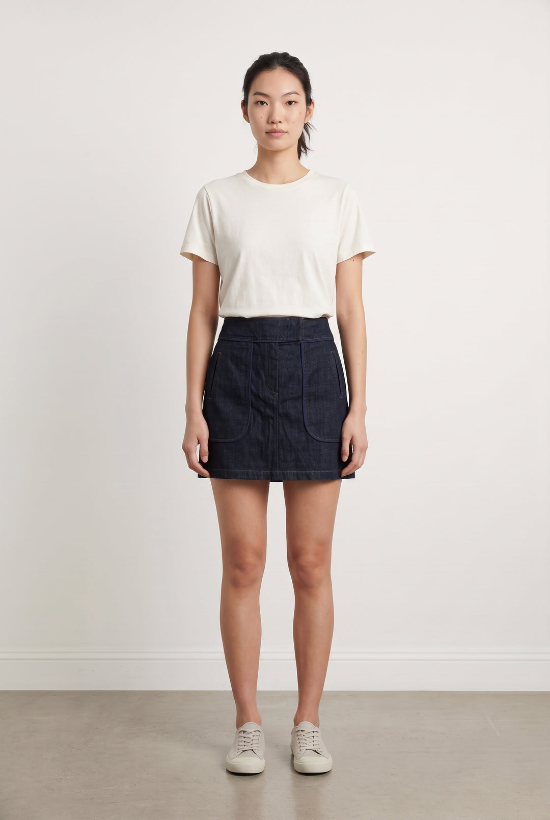 Jupe en Jean Bleue - Taille M/38 de la marque Kookai | PARAD93618 - Vendu par Paradigme - Image 1