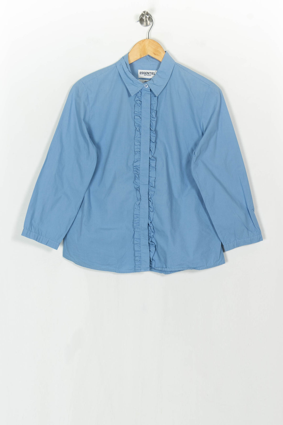 Chemise À Volants Bleue - Taille M/38 de la marque Essentiel Antwerp | PARAD93631 - Vendu par Paradigme - Image 2