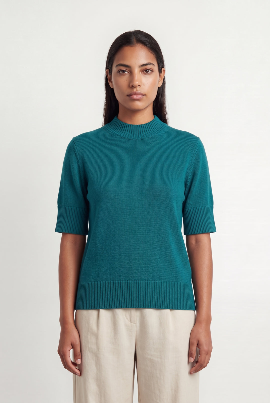 Pull à col montant Vert - Taille L/40 de la marque COS | PARAD93635 - Vendu par Paradigme - Image 1