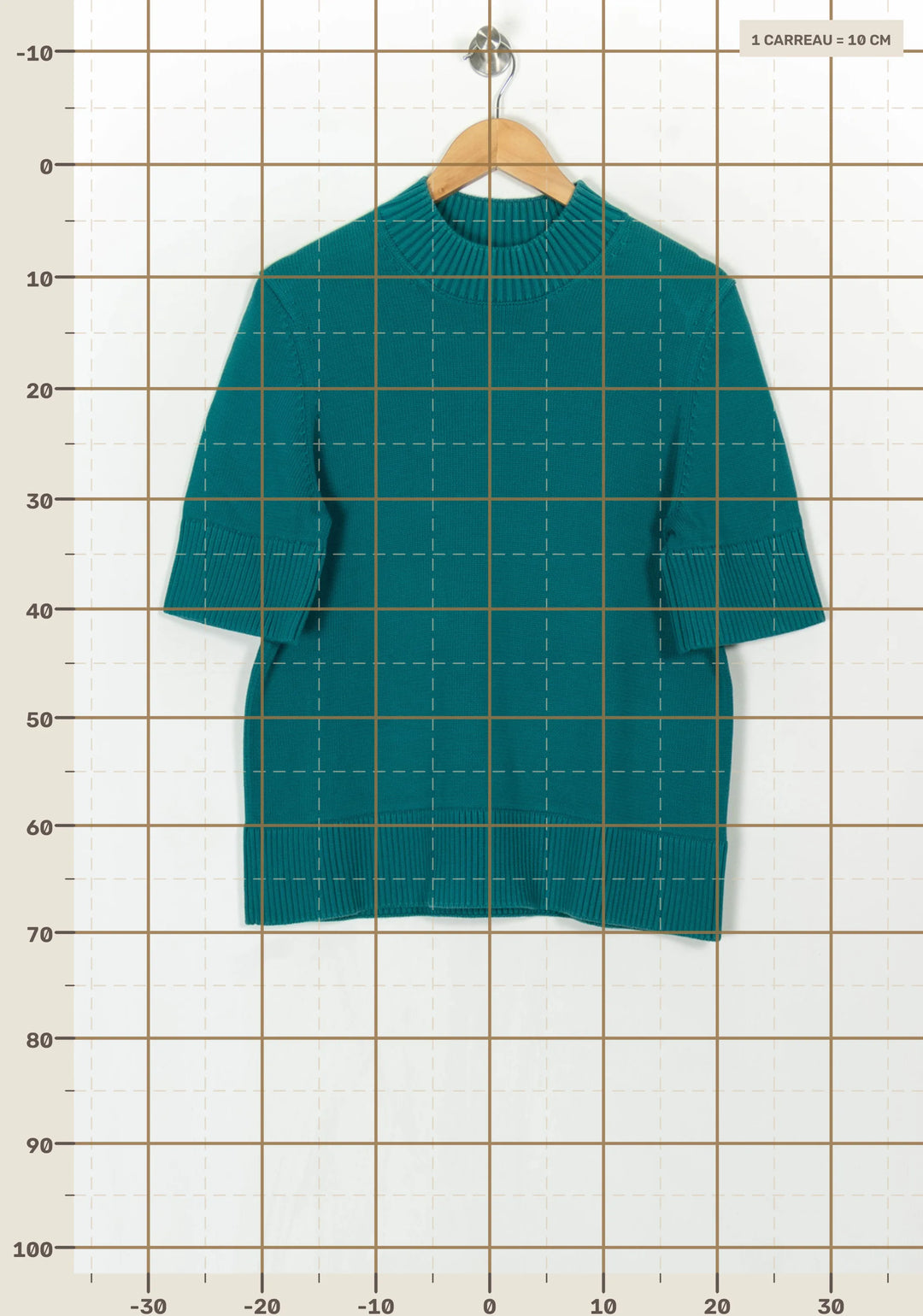 Pull à col montant Vert - Taille L/40 de la marque COS | PARAD93635 - Vendu par Paradigme - Image 4