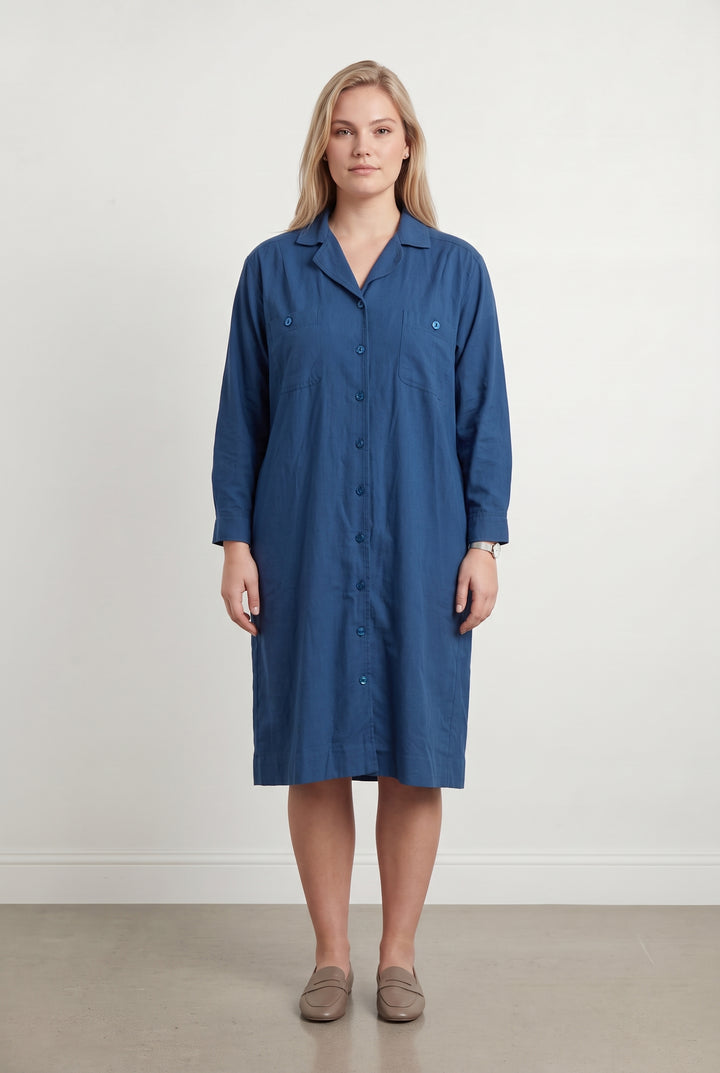 Robe Chemise Bleue - Taille XXXL/46 de la marque Rodier | PARAD93644 - Vendu par Paradigme - Image 1