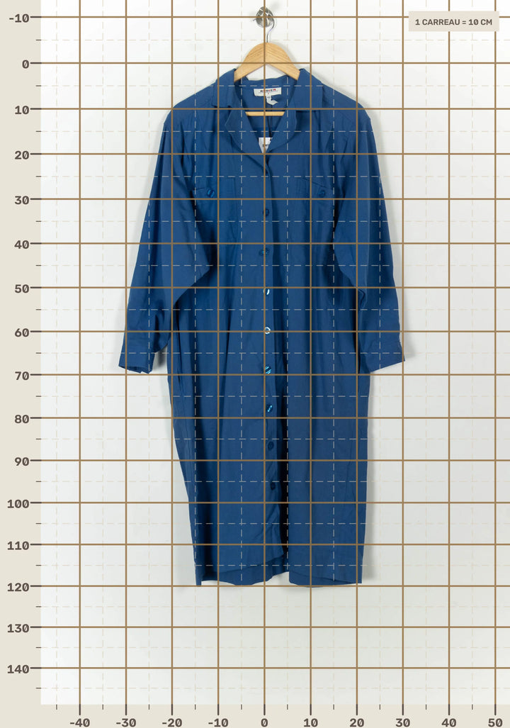 Robe Chemise Bleue - Taille XXXL/46 de la marque Rodier | PARAD93644 - Vendu par Paradigme - Image 4