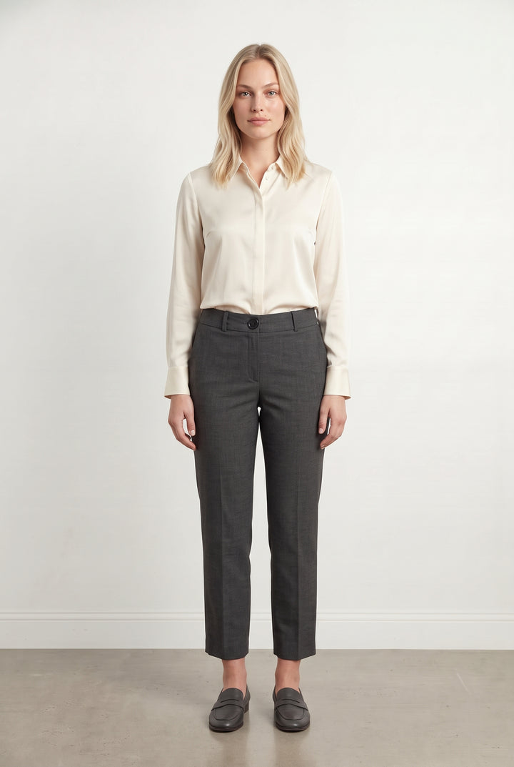 Pantalon De Costume Gris - Taille L/40 de la marque Caroll | PARAD93647 - Vendu par Paradigme - Image 1