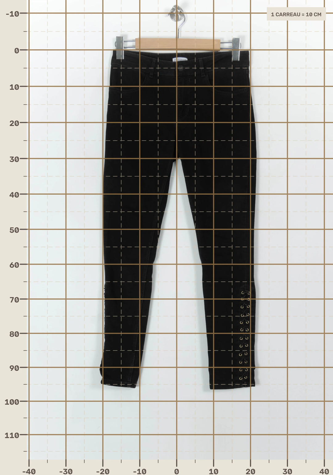 Jean Noir - Taille M/38 de la marque Claudie Pierlot | PARAD93651 - Vendu par Paradigme - Image 4