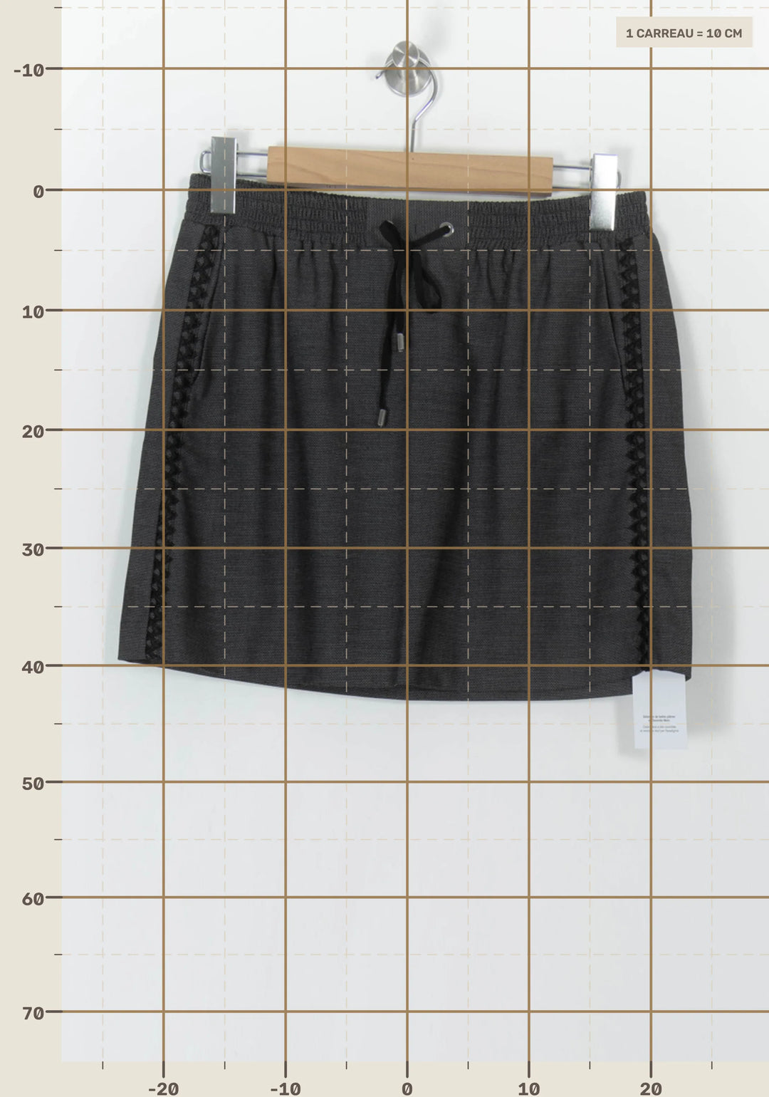 Jupe Courte Noire - Taille L/40 de la marque I.Code | PARAD93662 - Vendu par Paradigme - Image 4