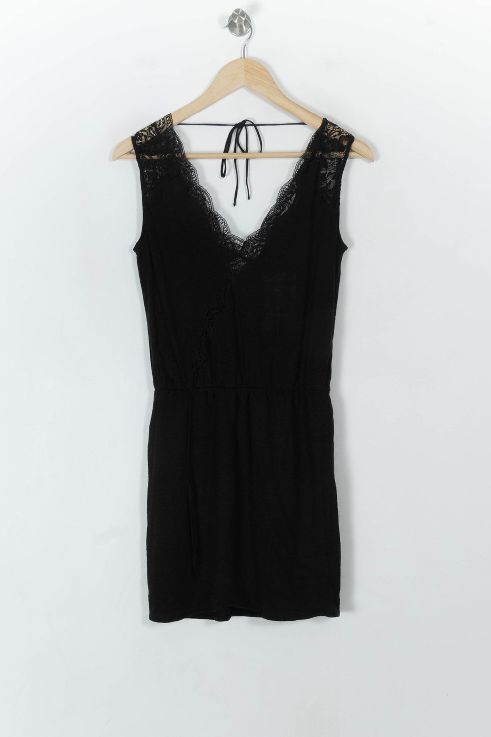 Robe Courte Noire - Taille S/36 de la marque Sandro | PARAD93669 - Vendu par Paradigme - Image 2