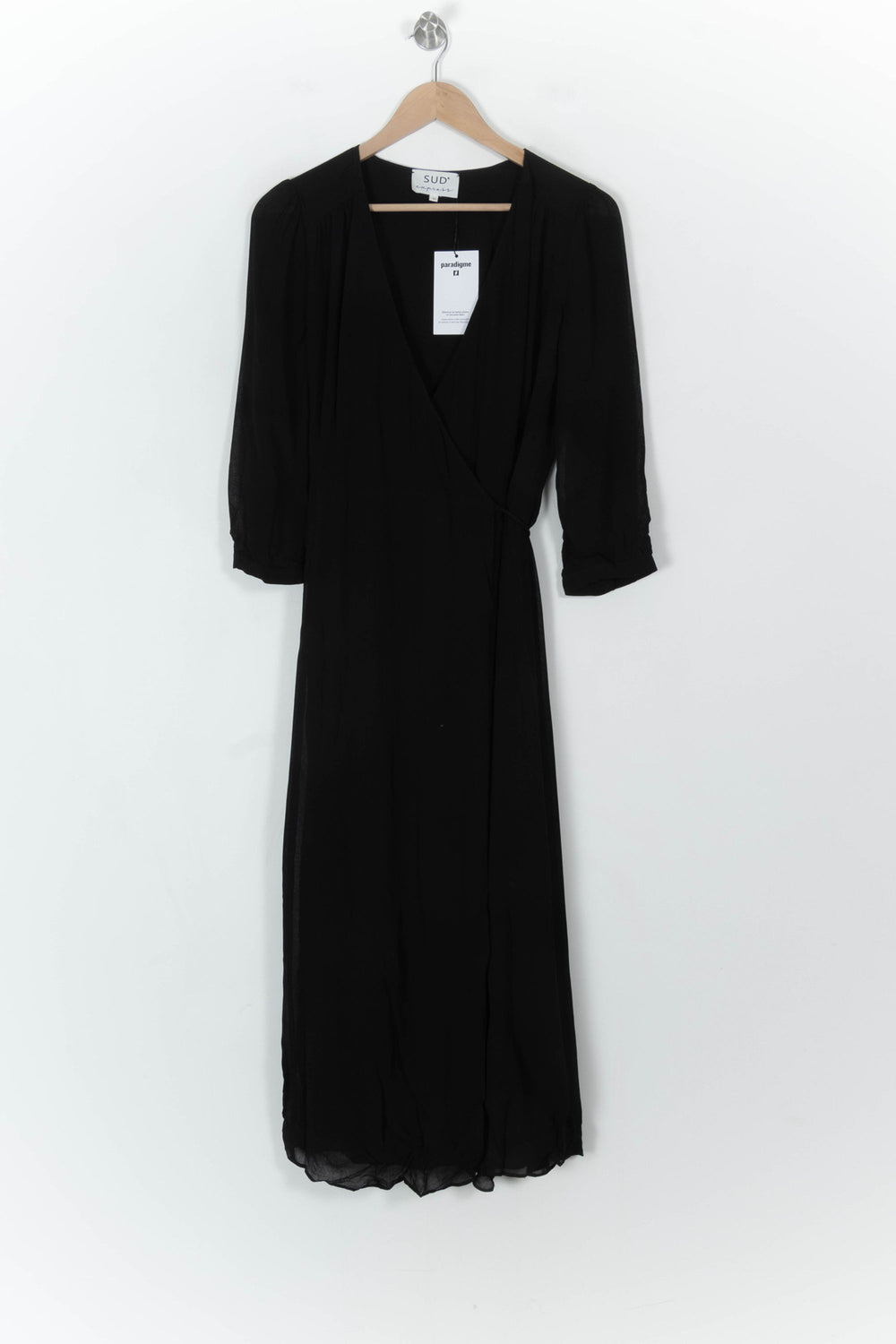 Robe Longue Noire - Taille M/38 de la marque Sud express | PARAD93670 - Vendu par Paradigme - Image 2
