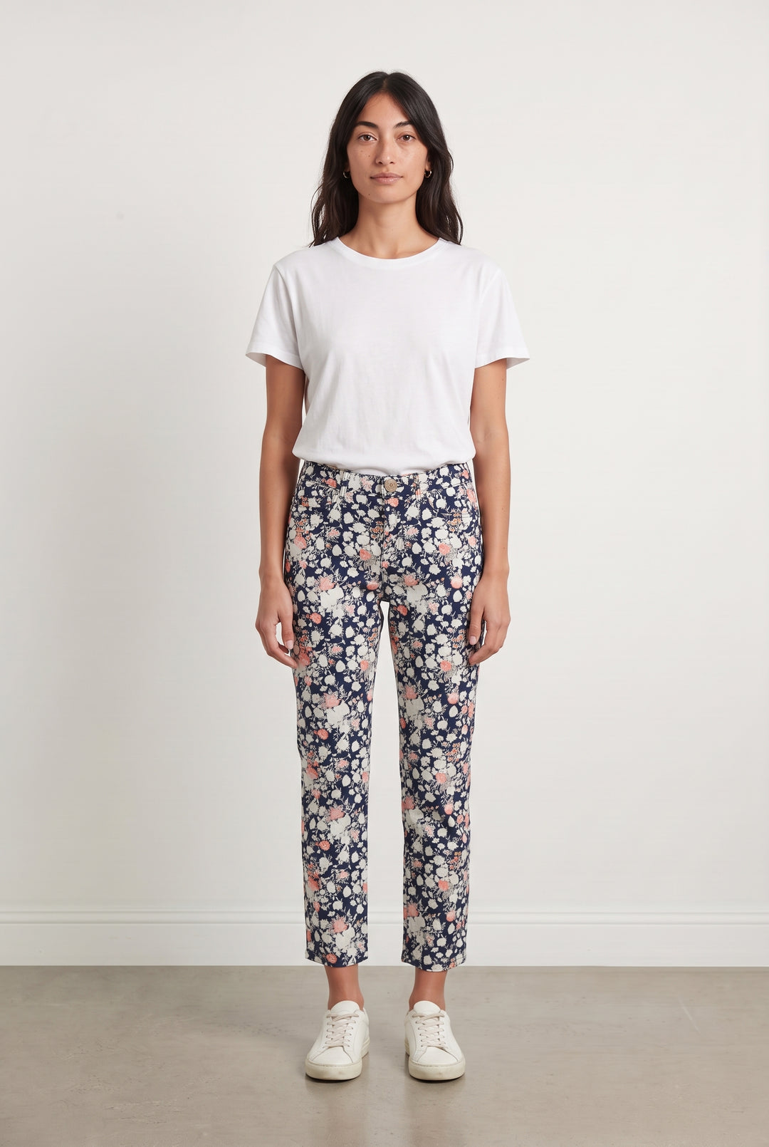 Pantalon Bleu Marine et Blanc - Taille M/38 de la marque Max Mara | PARAD93672 - Vendu par Paradigme - Image 1