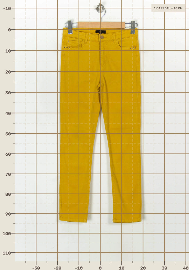 Jean Jaune - Taille M/38 de la marque Maison 123 | PARAD93673 - Vendu par Paradigme - Image 4