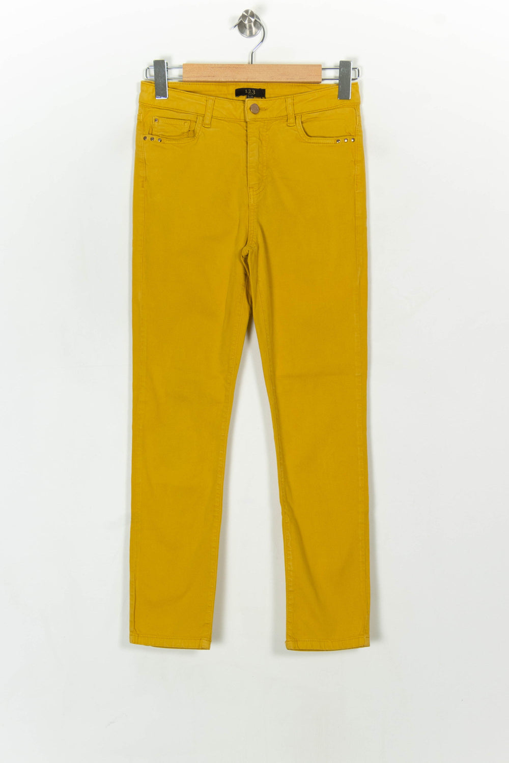 Jean Jaune - Taille M/38 de la marque Maison 123 | PARAD93673 - Vendu par Paradigme - Image 2