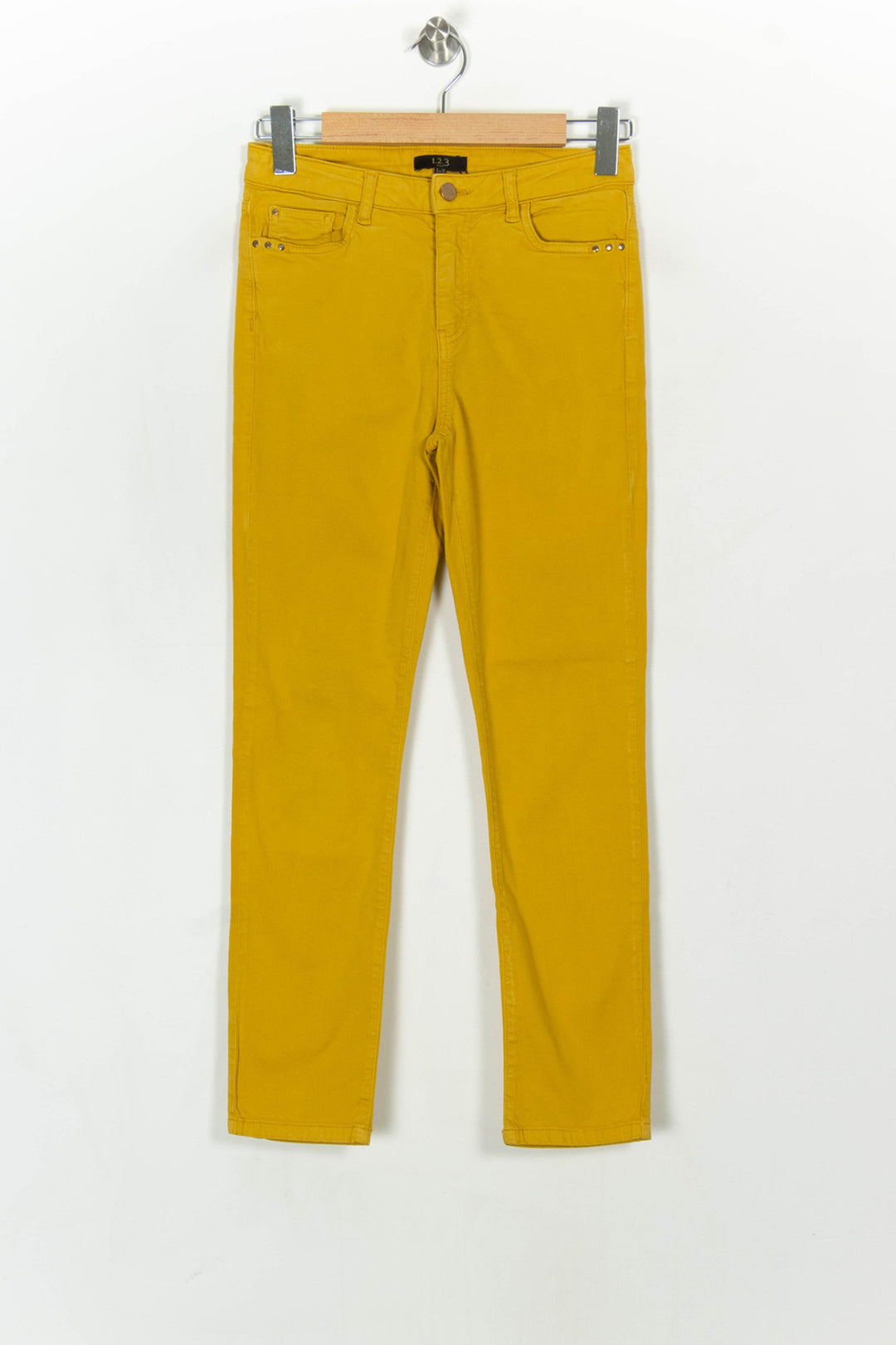 Jean Jaune - Taille M/38 de la marque Maison 123 | PARAD93673 - Vendu par Paradigme - Image 2
